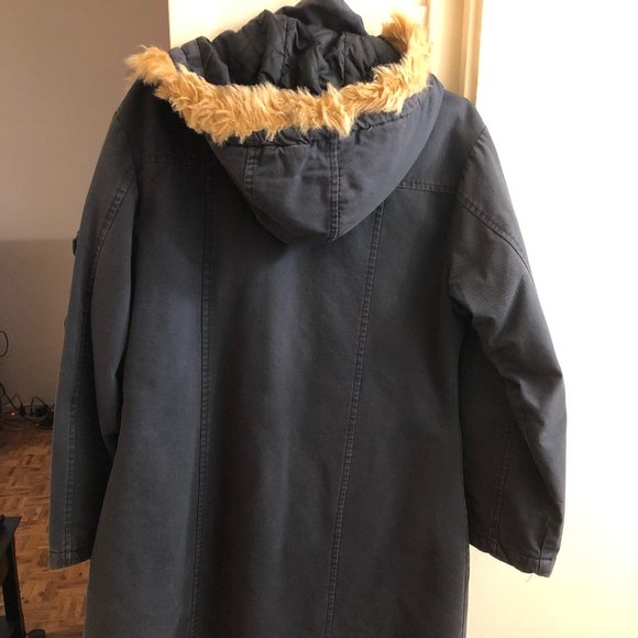 GARAGE DARK BLUE WINTER COAT - Picture 3 of 3